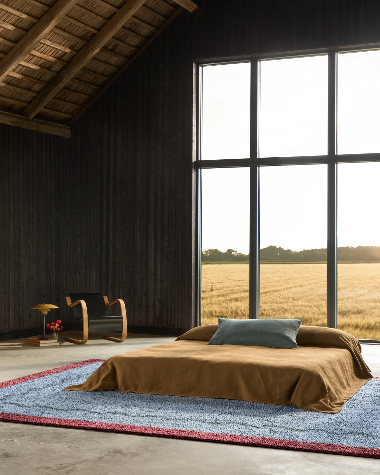 Ryya 01 – Blue | Scandinavian Shag Rug | NORDIC KNOTS
