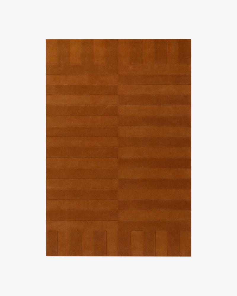 Lux 2 – Burnt Orange | Plush Textured Rug | NORDIC KNOTS