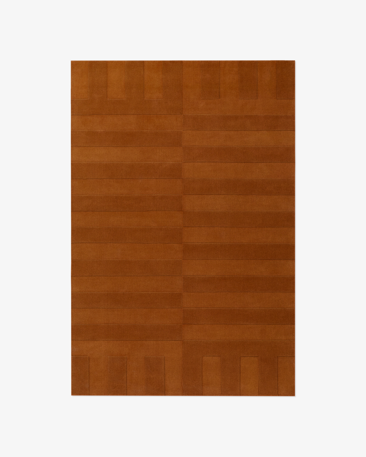 Nordic Knots, Wolle Teppiche, Lux 2 – Burnt Orange