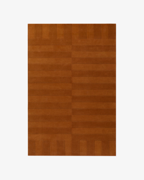 Lux 2 – Burnt Orange | Plush Textured Rug | NORDIC KNOTS