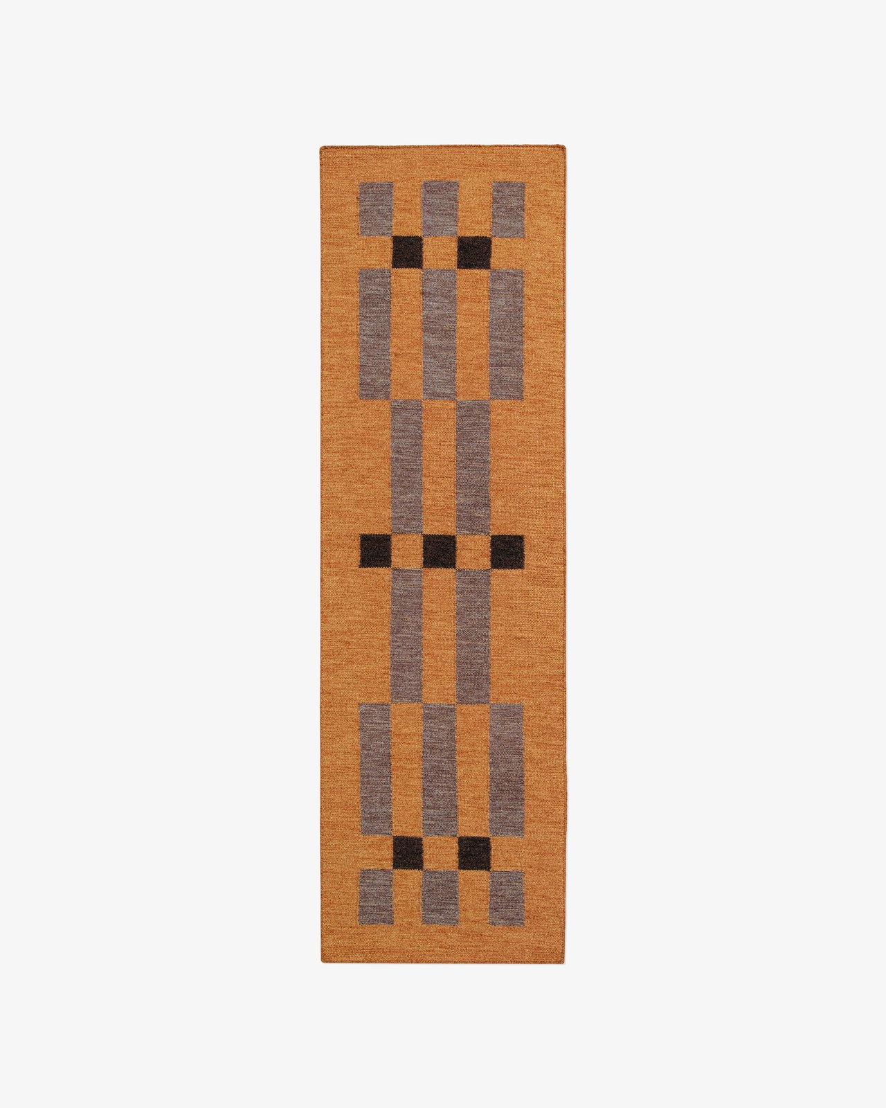 Nordic Knots, Wool Rugs, Tradition 01 Runner – Orange