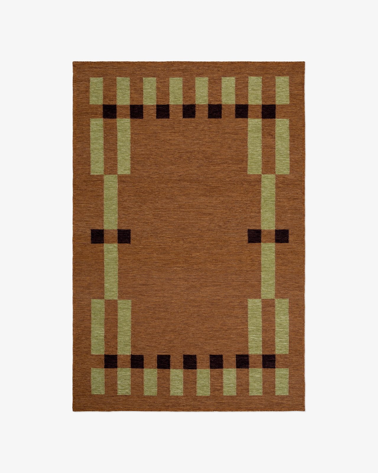Nordic Knots, Wool Rugs, Tradition 02 – Brown