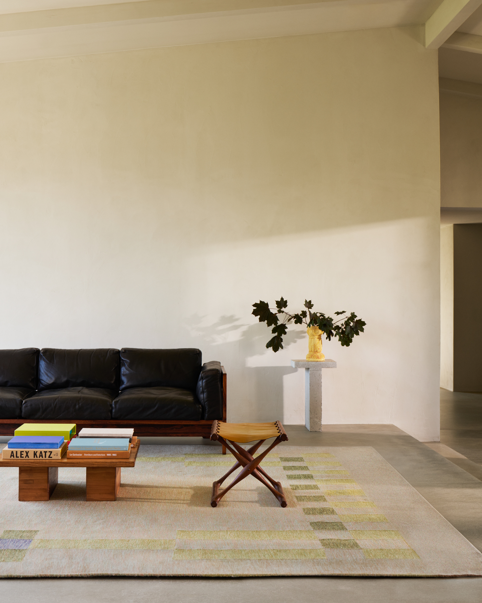 Tradition 02 – Green | Patterned Flatweave Rug | NORDIC KNOTS