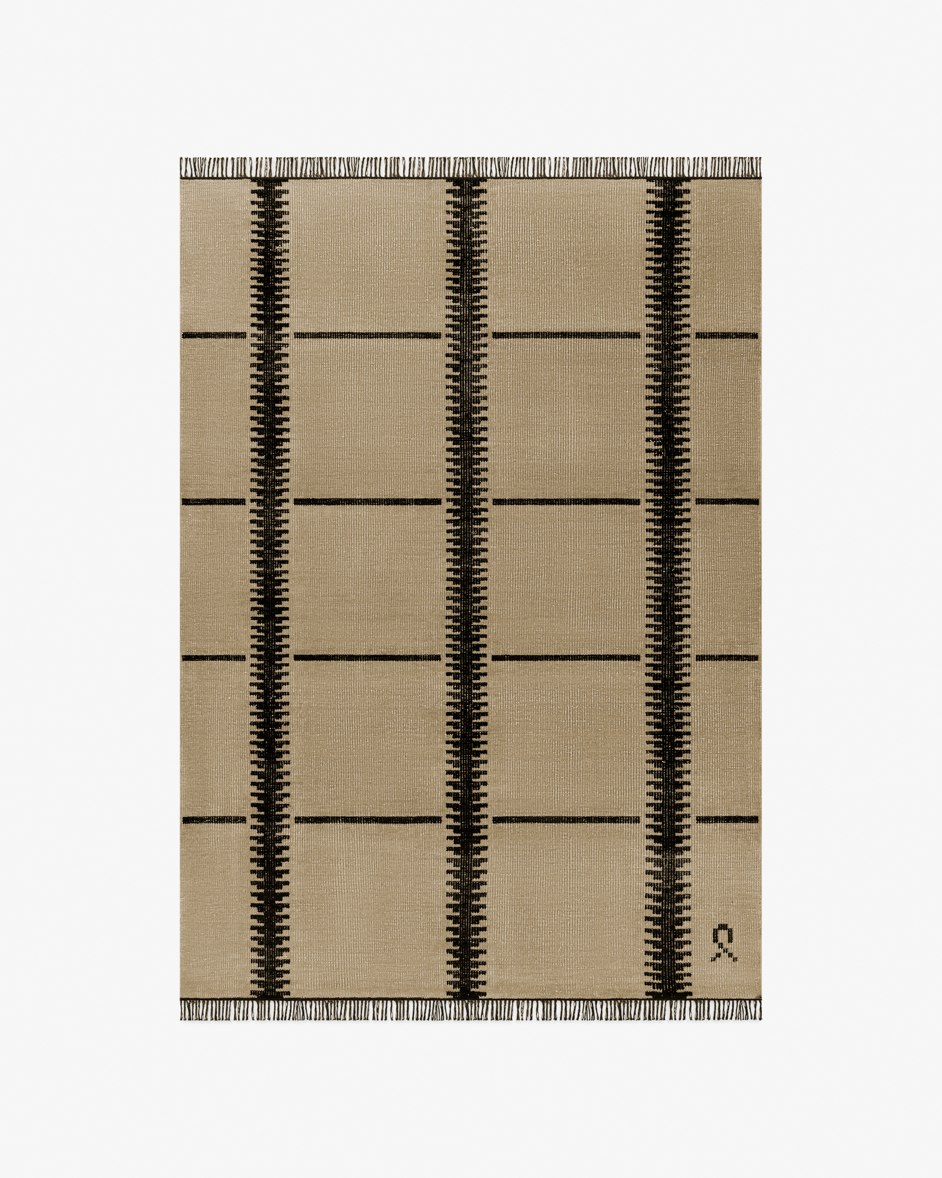 Elder 06 – Black | High-Craft Flatweave Rug | NORDIC KNOTS
