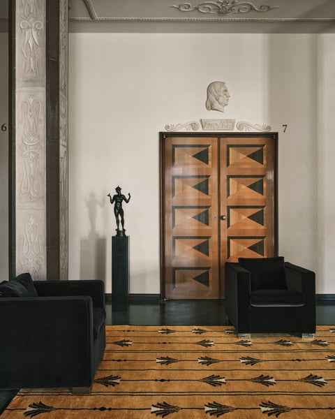 Grace 04 – Camel | Patterned Plush Wool Rug | NORDIC KNOTS