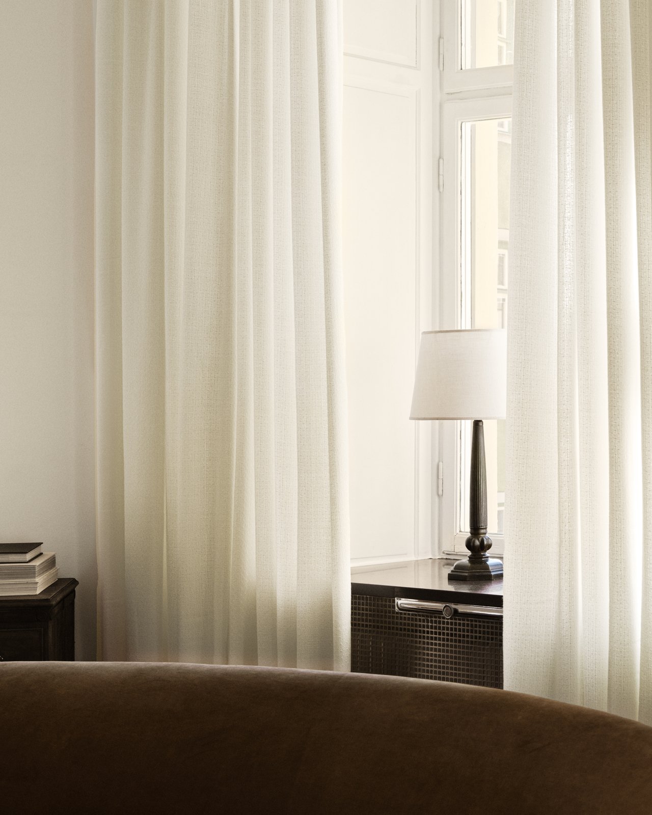 Nordic Knots, Wool Curtains, The Jacquard – Natural White