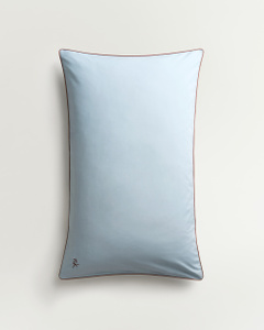 Percale Pillow Case – Shirt Blue/Red