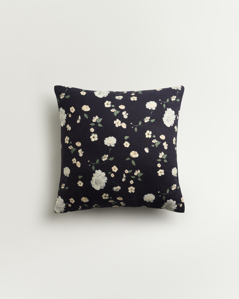 Honey Rose – Midnight | Patterned Linen Pillow Cover | NORDIC KNOTS