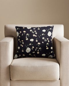 Honey Rose – Midnight | Patterned Linen Pillow Cover | NORDIC KNOTS