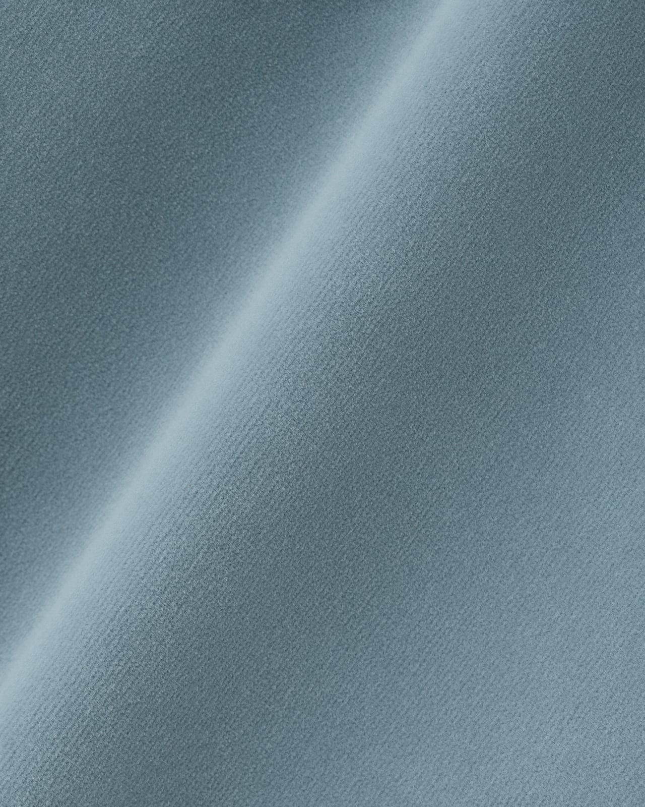 Nordic Knots, Baumwolle Stoffmuster, Velvet Sample – Smoke Blue